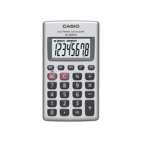 CASIO HL820 Pocket Calculator