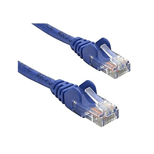 8WARE RJ45M - Blue RJ45M Cat5e Network Cable 25cm