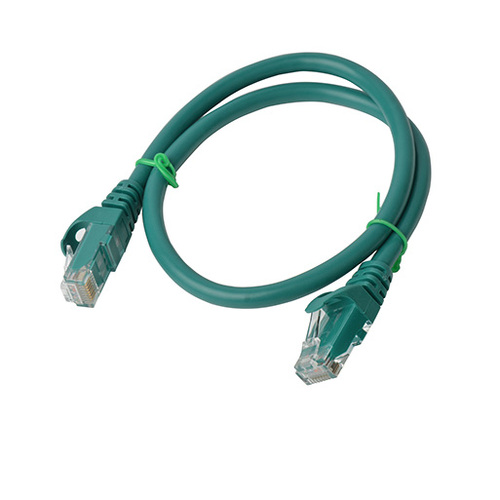 8WARE Cat6a UTP Ethernet Cable, Snagless  - Green 0.5M