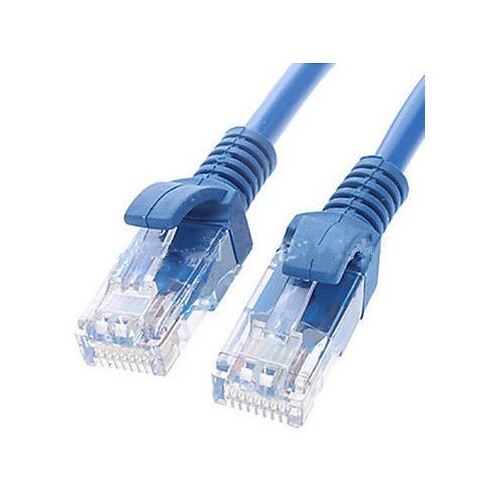 ASTROTEK CAT5e Cable 1m - Blue Color Premium RJ45 Ethernet Network LAN UTP Patch Cord 26AWG
