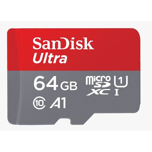 SANDISK 64GB Ultra microSD SDHC SDXC UHS-I Memory Card 120MB/s Full HD Class 10 Speed Google Play Store App for Android Smartphone Tablet