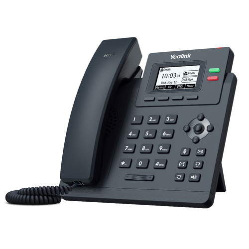 Yealink T31G 2 Line IP phone, 132x64 LCD, Dual Gigabit Ports, PoE. No Power Adapter included