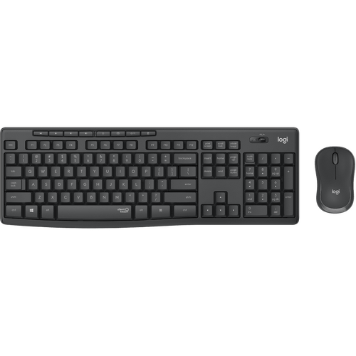LOGITECH MK295 WIRELESS SILENT KEYBOARD AND MOUSE COMBO, 2.4GHZ USB RECEIVER -
