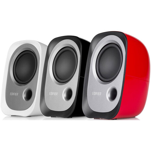 Edifier R12U USB Compact 2.0 Multimedia Speakers System Red - 3.5mm AUX/USB/Ideal for Desktop,Laptop,Tablet or Phone