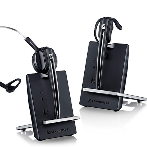 SENNHEISER | Sennheiser IMPACT D10 Phone Mono Wireless Headset, DECT, upto 12 Hours Talk time, Noise cancelling Microphone, Fast Charge,