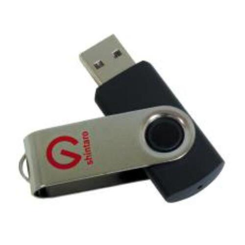 Shintaro 128GB Rotating Pocket Disk USB3.2 Gen 1 - Backwards compatible  with USB 2.0 & USB 3.0/3.2