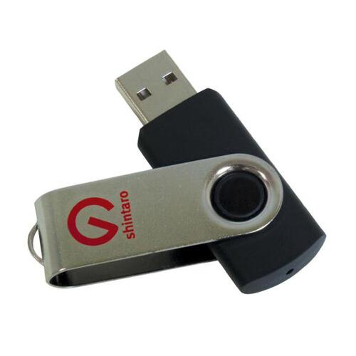 Shintaro 32GB Rotating Pocket Disk USB3.2 Gen 1 - Backwards compatible  with USB 2.0 & USB 3.0/3.2