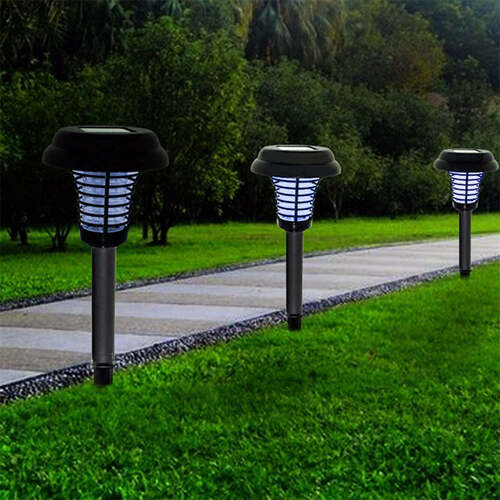 Wireless Solar-Powered Mosquito Killer Lamp (1-Piece, Black)