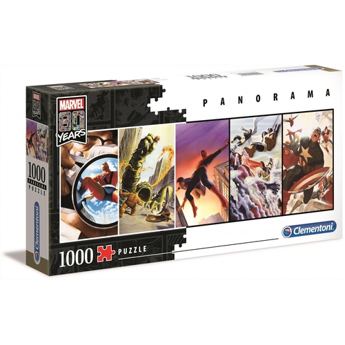 Marvel 80th Anniversary Panorama 1000 Piece Puzzle