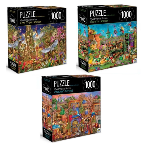 Vivid Views Series Assorted - Crown 1000 Piece Puzzle (SELECTED AT RANDOM)