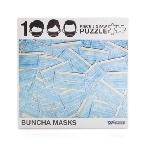 Buncha Masks 1000 Piece Jigsaw Puzzle