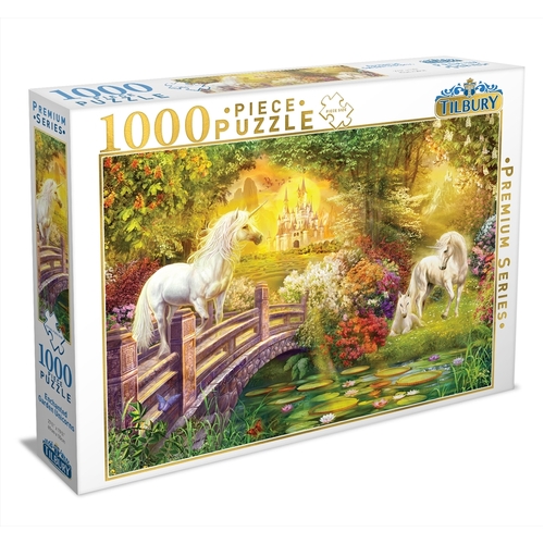 Enchanted Garden Unicorns 1000 Piece Puzzle