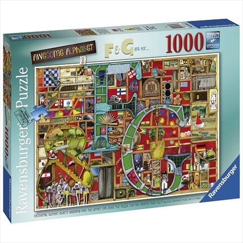 Awesome Alphabet F & G 1000 Piece Puzzle