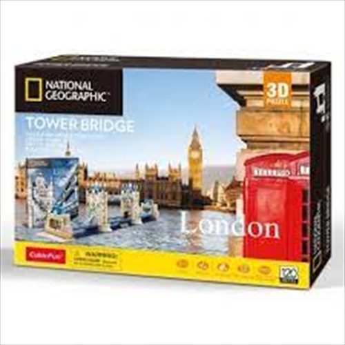 National Geographic London Tower Bridge 3D Puzzle 120 Piece