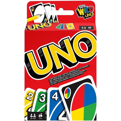 UNO Original Card Game - Get Wild 4 UNO