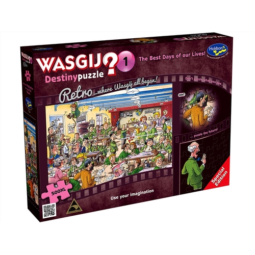 Wasgij 500 Piece Puzzle - Retro Destiny 1 Best Days Of Our Lives
