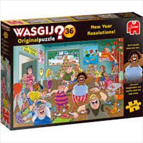 Wasgij 1000 Piece Puzzle - Original 36 New Year Resolutions