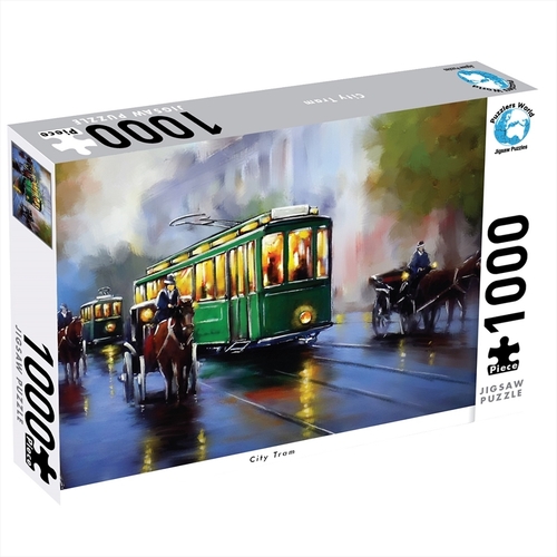 Puzzlers World 1000 Piece City Tram