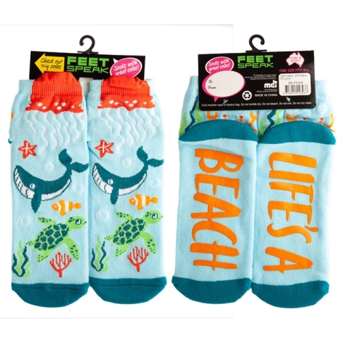 Sea Animals Feet Speak Socks