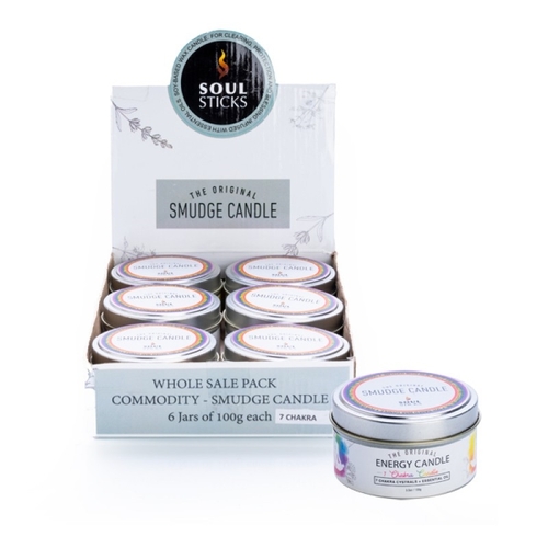 Soul Sticks 7 Chakra Smudge Candle (PRICE IS FOR ONE ITEM)