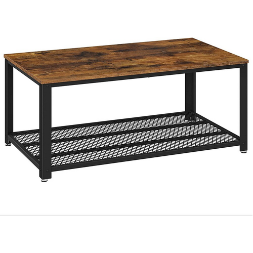VASAGLE Coffee Table Rustic Brown LCT61X