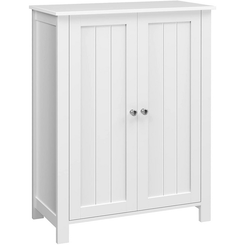 VASAGLE Floor Cabinet with 2 Doors White BCB60W