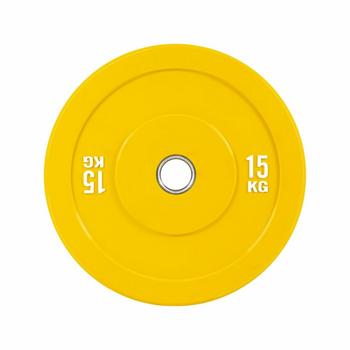 Verpeak Colour Bumper Plate 15KG Yellow