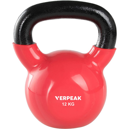 VERPEAK Vinyl Kettlebell 12kg Red VP-KB-127-AC