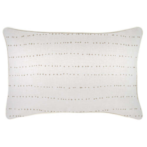 Cushion Cover-With Piping-Journey Beige-35cm x 50cm