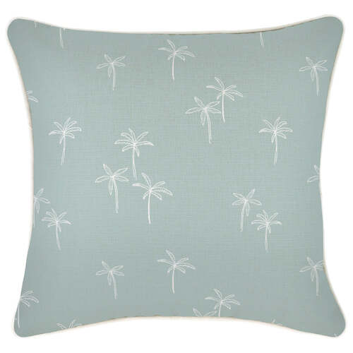 Cushion Cover-With Piping-Palm Cove Seafoam-45cm x 45cm