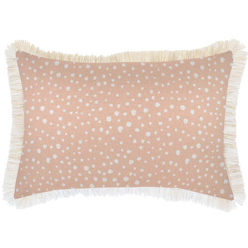 Cushion Cover-Coastal Fringe-Lunar Blush-35cm x 50cm