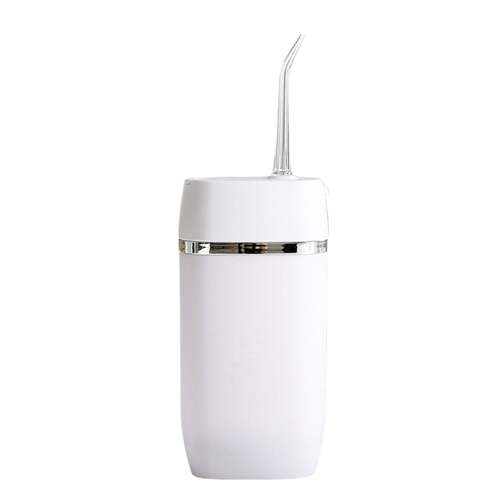 Teeth Water Flosser Cordless Portable Cleaner - Travel Oral Irrigator Mini White