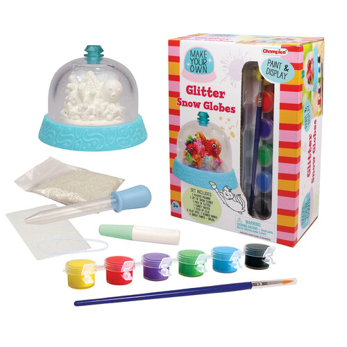 MAKE YOUR OWN GLITTER SNOW GLOBE - SEA
