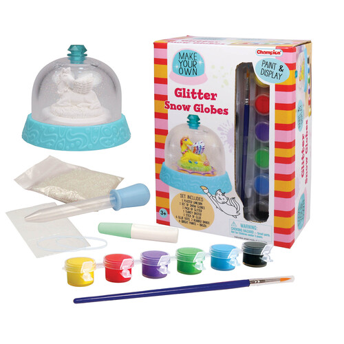 MAKE YOUR OWN GLITTER SNOW GLOBE - UNICORN