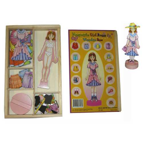MAGNETIC GIRL DRESS UP36PCS