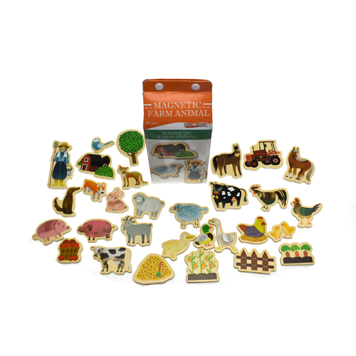 MILK CARTON MAGNETIC FARM ANIMAL
