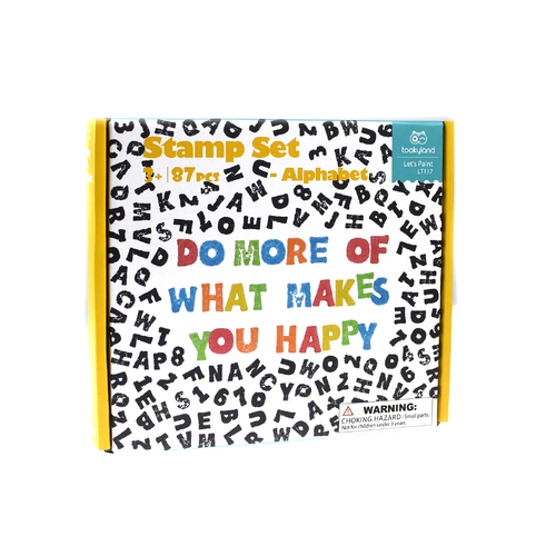 ALPHABET STAMP SET CRAFT KIT