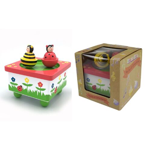 BEE & LADYBIRD MUSIC BOX