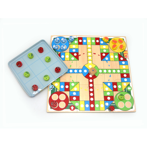TIN BOX GAME - LUDO&TICTACTOE