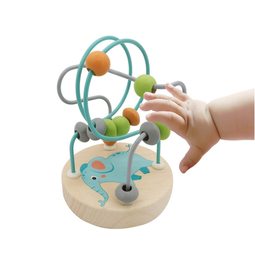 LION JUNGLE ANIMAL SMALL ROLLER COASTER BEAD MAZE