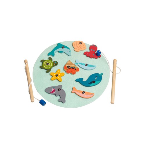 CALM & BREEZY WOODEN FISHING GAME