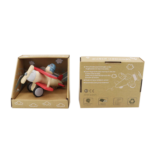 RETRO LGE BIPLANE RED