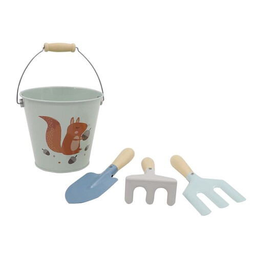 CALM & BREEZY KIDS GARDEN TOOL 4PCS SET BLUE
