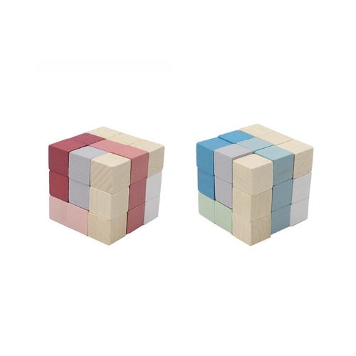 CALM & BREEZY SNAKE SOMA  WOODEN BRAIN TEASER PUZZLE