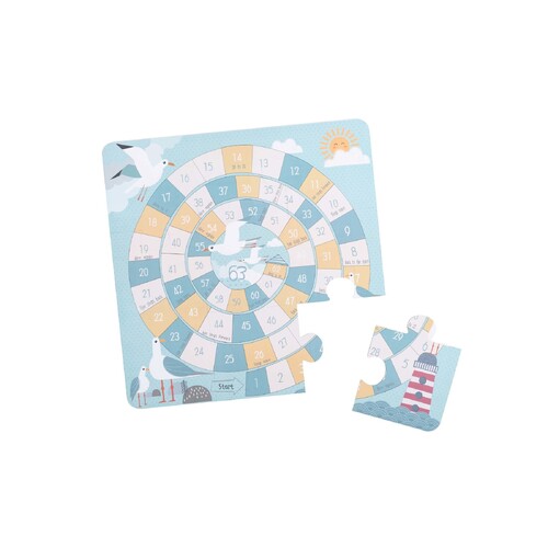 2 IN 1 GAME IN TIN BOX LUDO THE GAME OF GOOSE