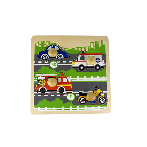 TRAFFIC LARGE PEG PUZZLE