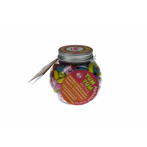 YUM YUM ORANGE JAZZ BERRY ALPHABET BEAD CRAFT KIT