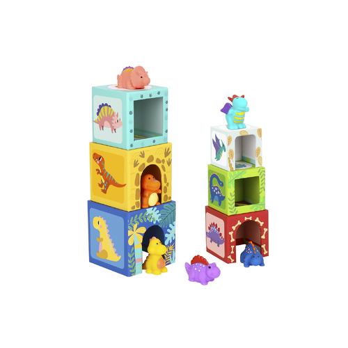 NESTING BOXES DINOSAUR
