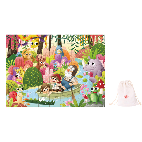 RAINFOREST JIGSAW PUZZLE 72PCS