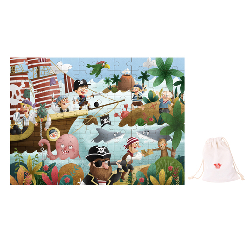 PIRATE JIGSAW PUZZLE 100PCS